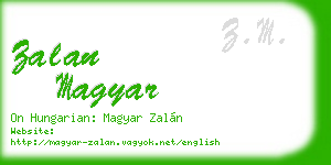 zalan magyar business card